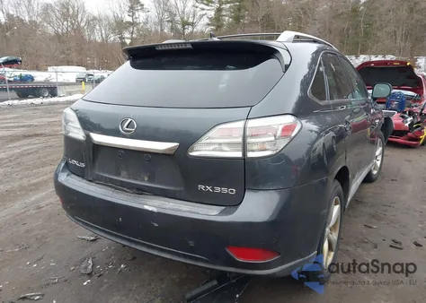 2010 Lexus Rx 350 из США, поврежденный, VIN 2T2BK1BA5AC022772